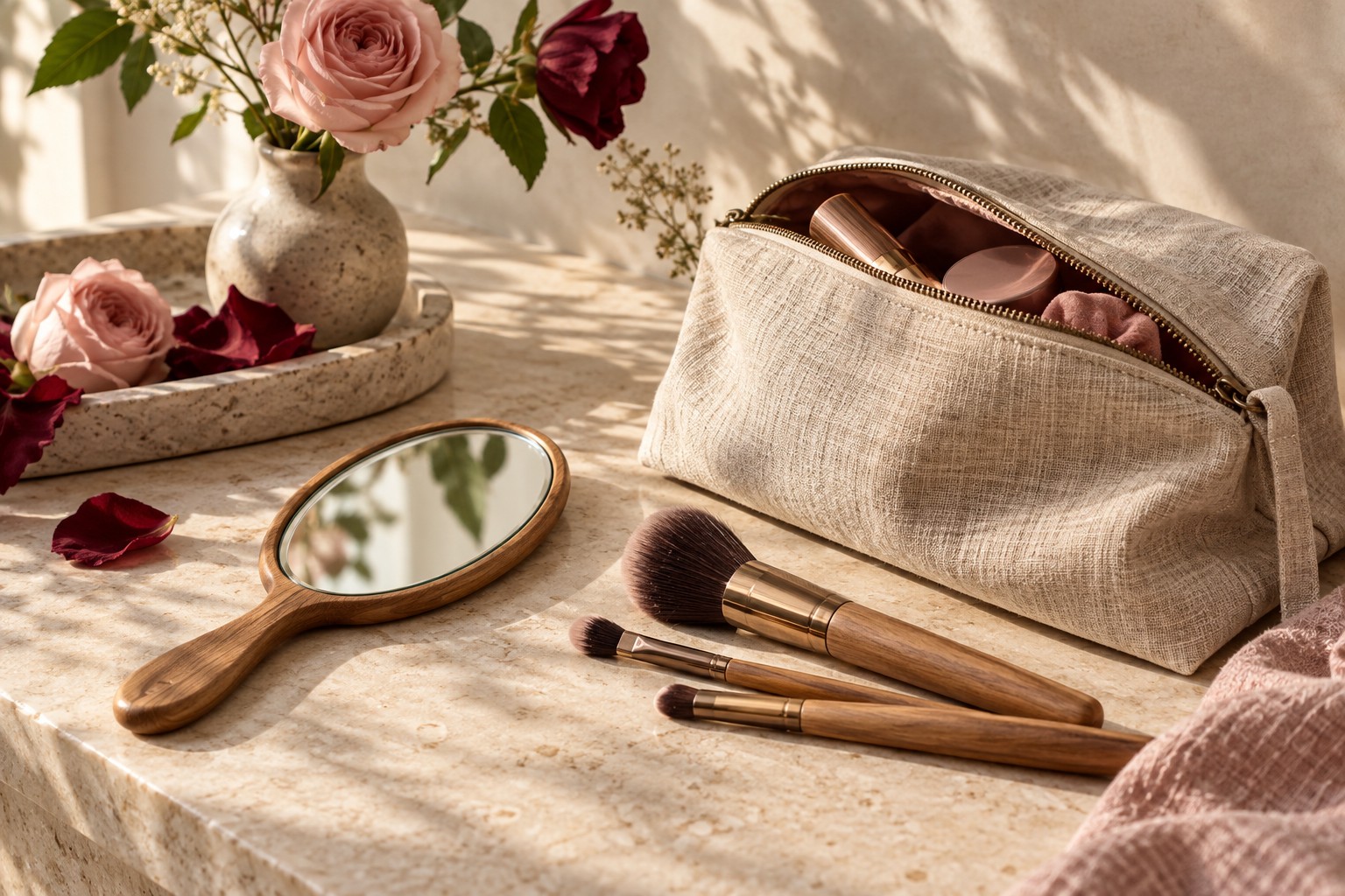 Routine de beauté — illustration d’ambiance