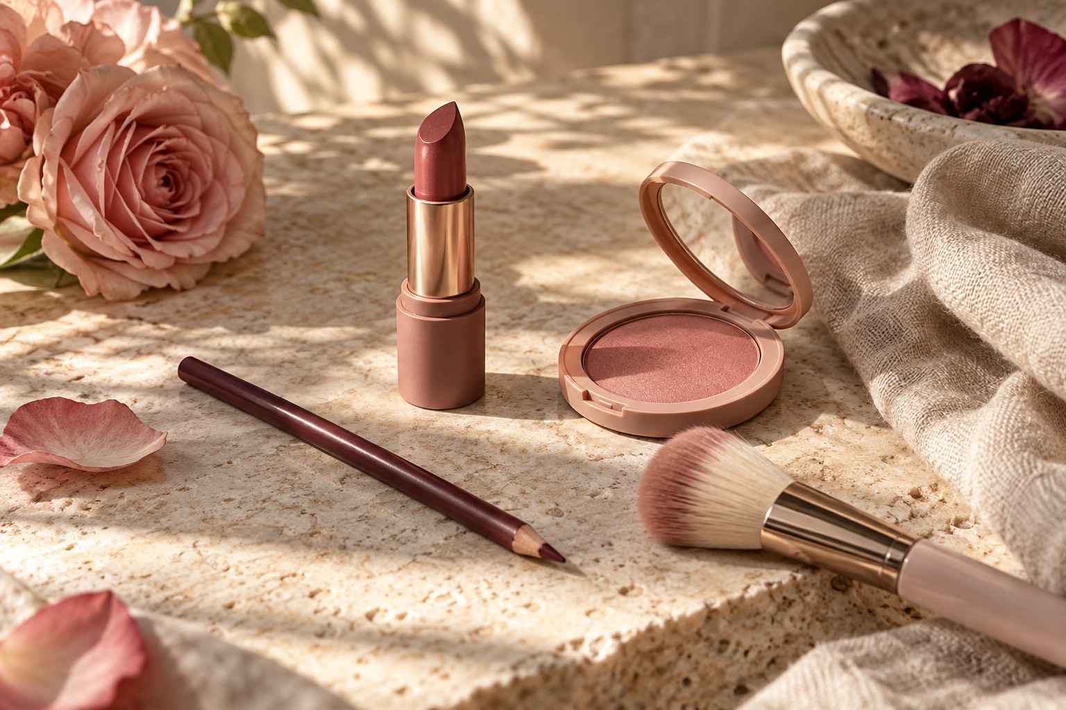 Routine de beauté — illustration d’ambiance