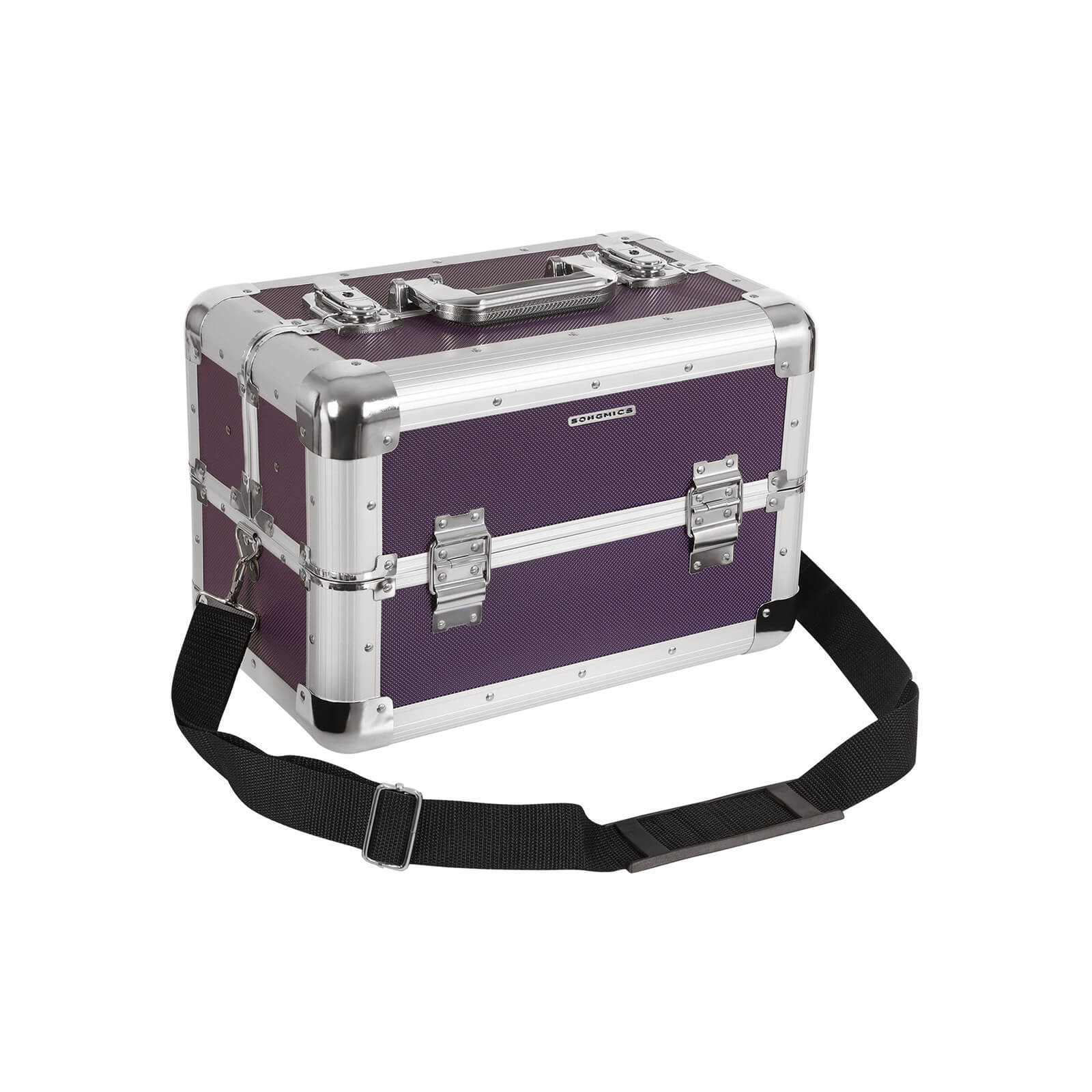 SONGMICS JBC228 Mallette de maquillage portable — violet JBC228P