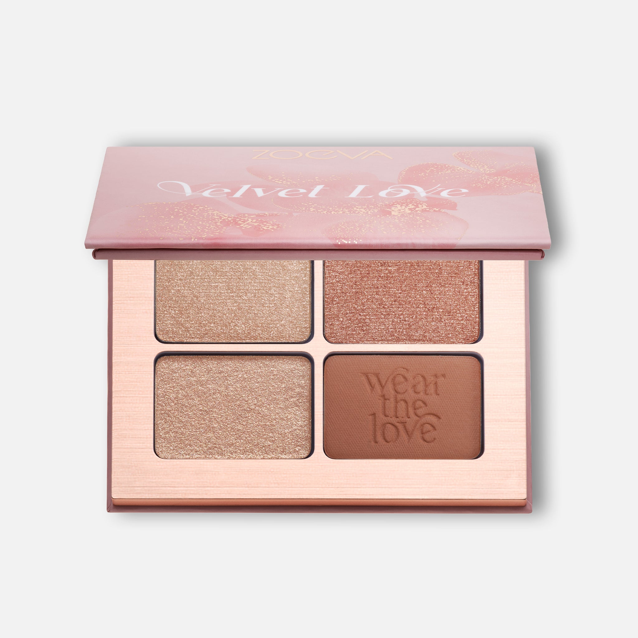Zoeva Velvet Love Eyeshadow Quad Dreamy Rose Gold