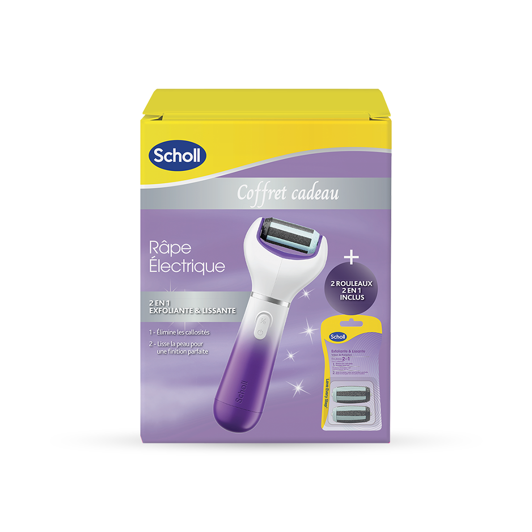 Scholl Velvet Smooth coffret râpe et recharges 2 en 1