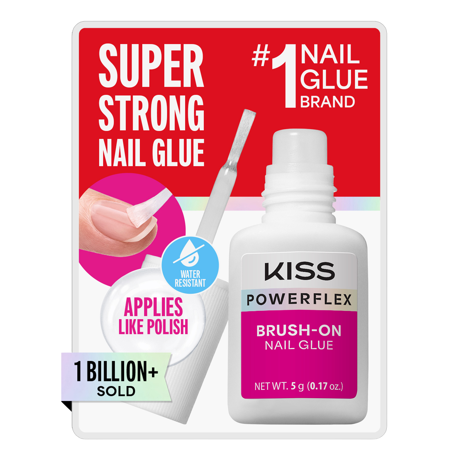 KISS PowerFlex Brush-On Nail Glue