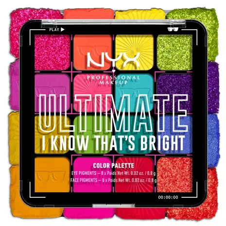 NYX Ultimate Shadow Palette 04 I Know That’s Bright — visuel du produit
