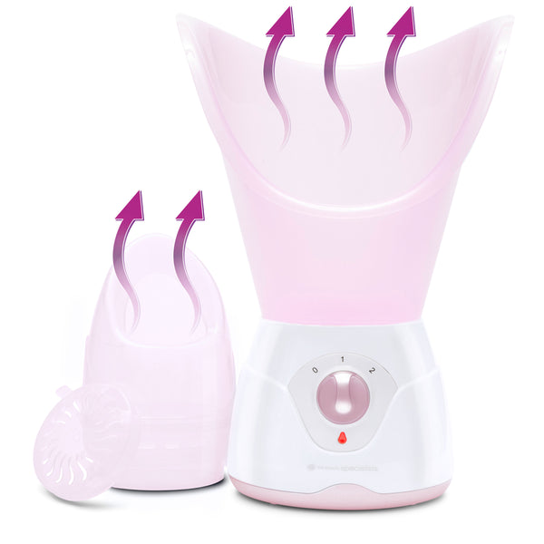 Rio Facial Sauna Skincare Steam Inhaler FSTE Pink — produit présenté