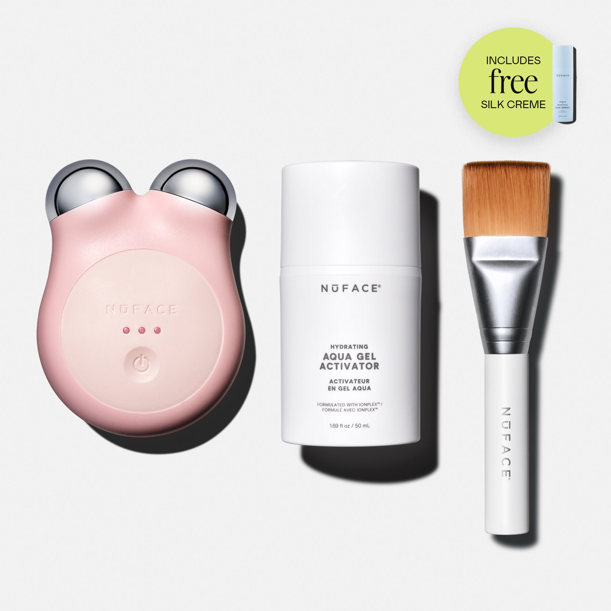 NuFACE MINI+ Starter Kit Sandy Rose