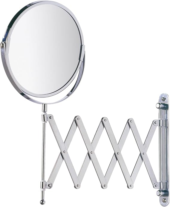 WENKO miroir mural télescopique chromé 3x — modèle et finition comparés