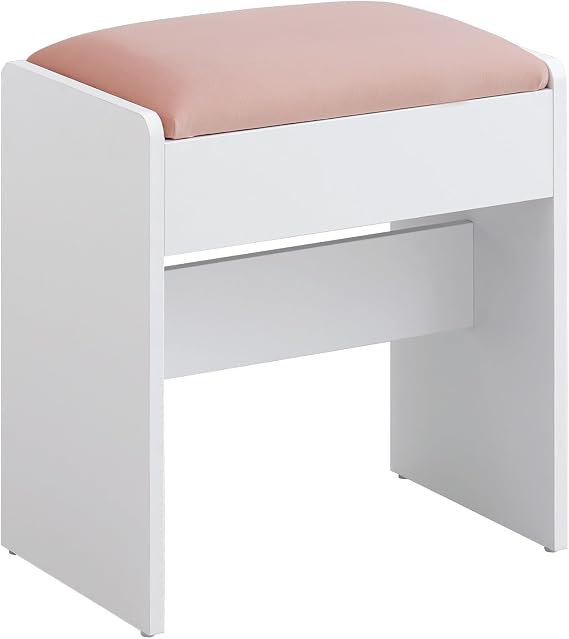 VASAGLE Kailyn RDS001W01, blanc nuage et rose — modèle et finition comparés