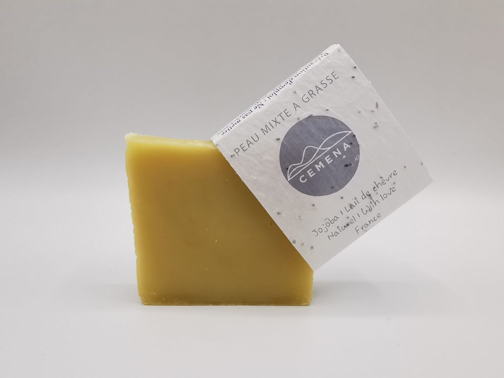 Le savon au lait de chèvre de chez CEMENA