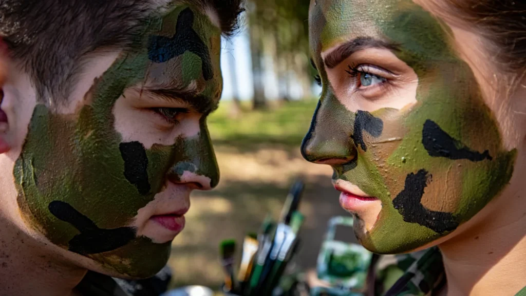 Maquillage Militaire Femme