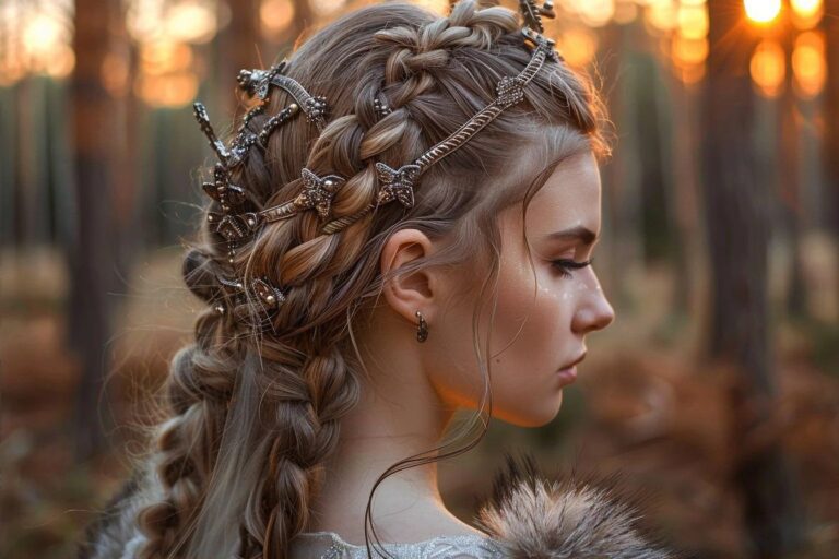 Coiffure viking femme mariage : osez le look nordique !