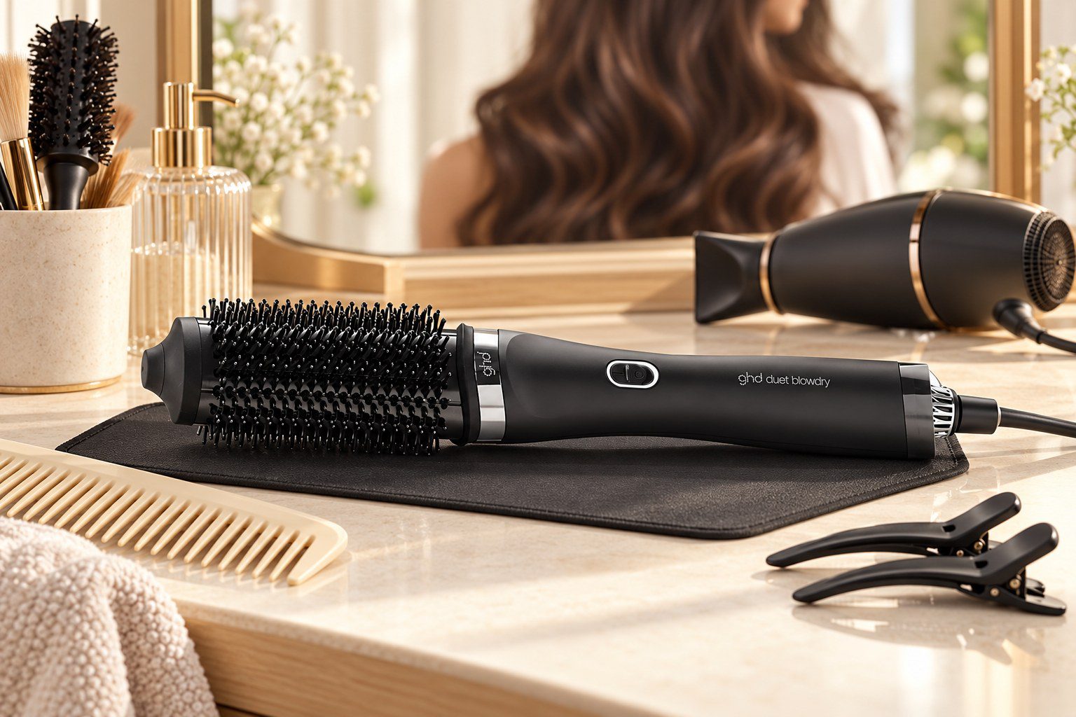 ghd Duet Blowdry noir : mise en situation illustrative