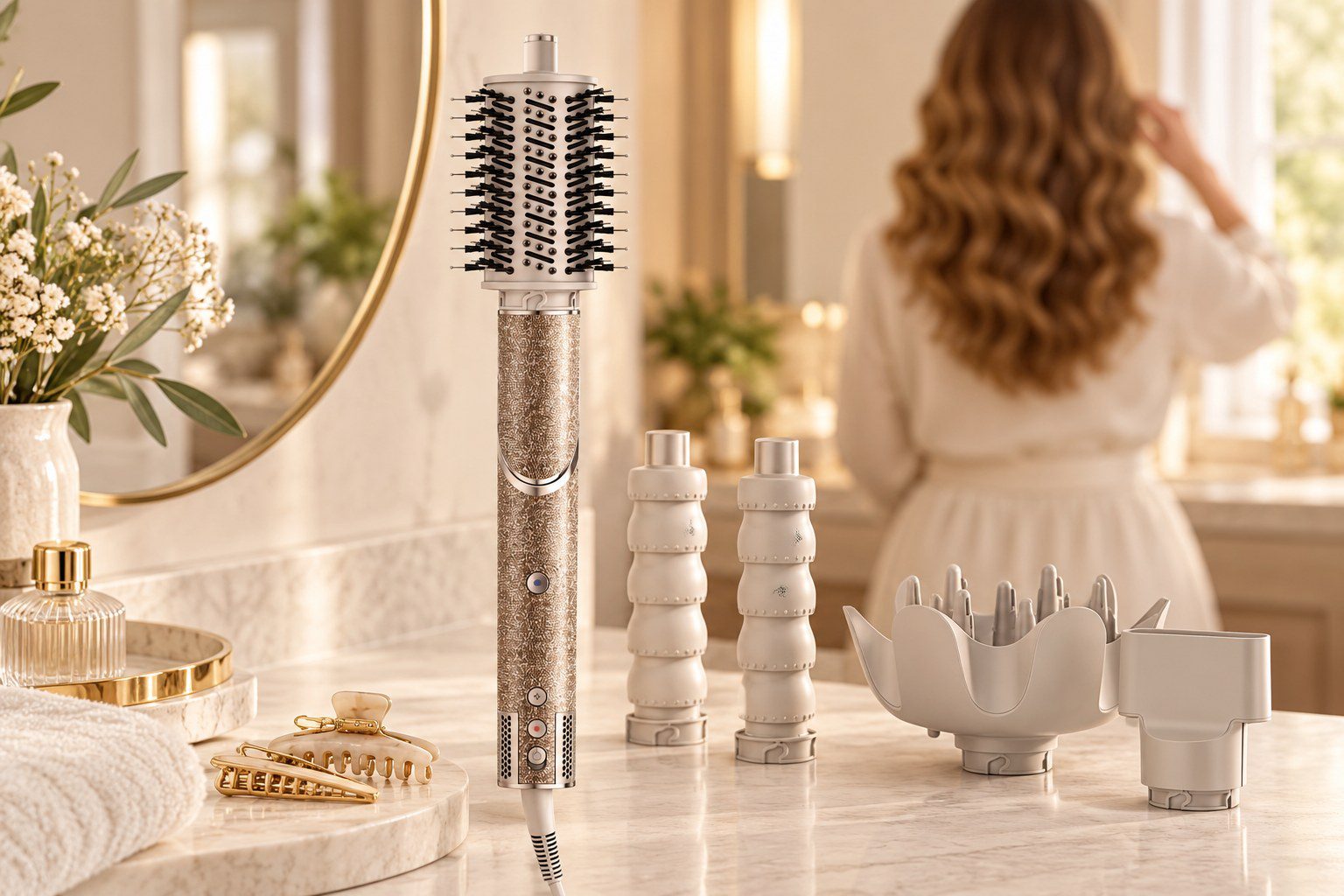 Shark FlexStyle HD446SLEU champagne : mise en situation illustrative