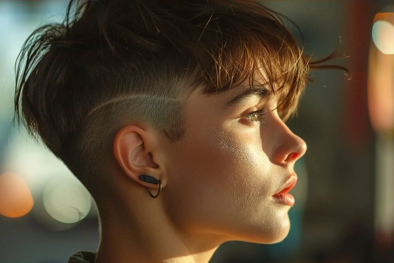 Coupe courte femme ras&eacute; derri&egrave;re : osez le style undercut !