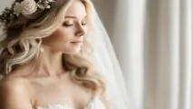 Coiffure Blond Cendré Pour Le Mariage
