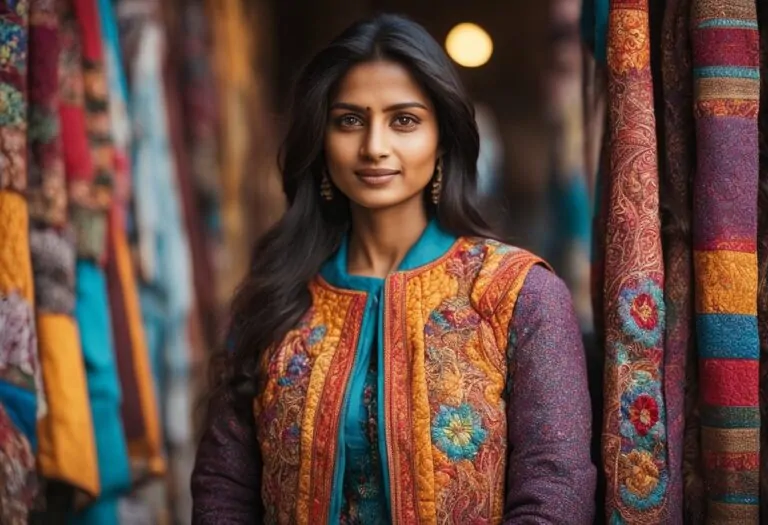 Veste matelassée indienne femme