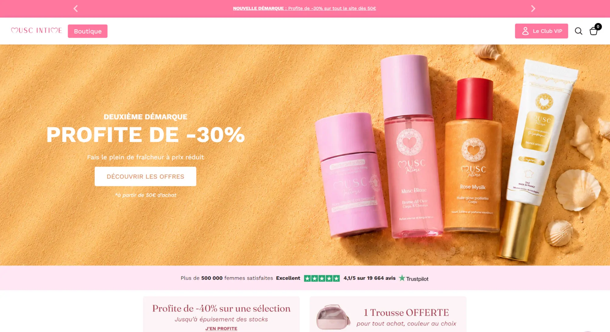 Musc Intime et ses soins parfum&eacute;s pour une hygi&egrave;ne f&eacute;minine au naturel